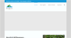 Desktop Screenshot of campingplatz-waldblick.de